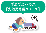 ぴよぴよハウス 乳幼児専用スペース